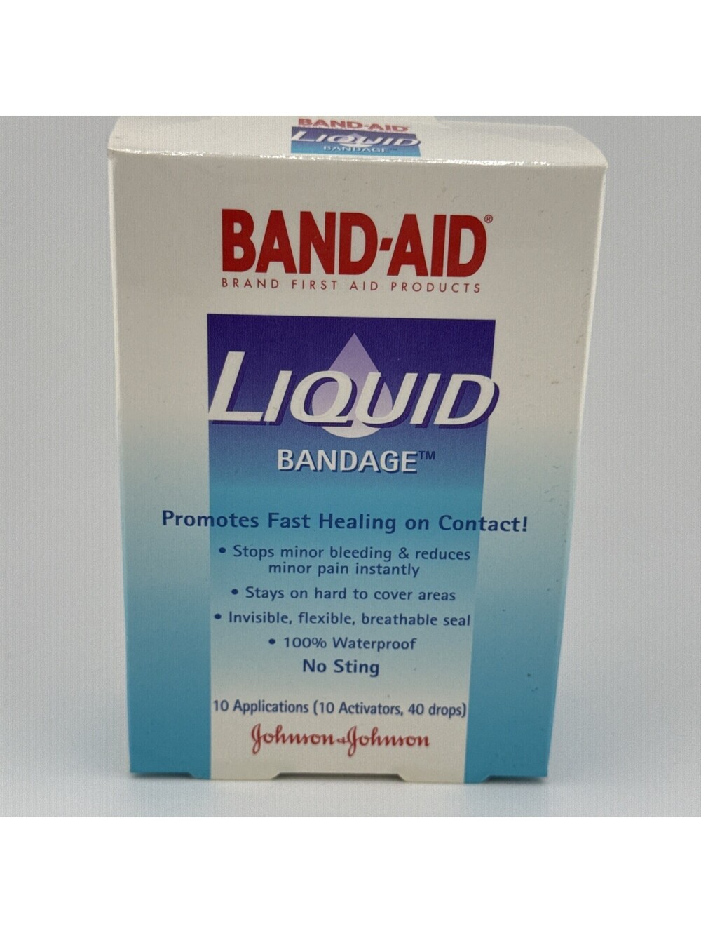 BAND-AID Brand Liquid Bandage RARE New Old Stock Sealed Johnson & Johnson